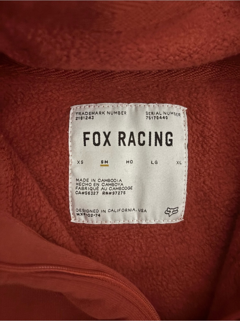 Fox Racing Half Zip - Picture 2 of 3
